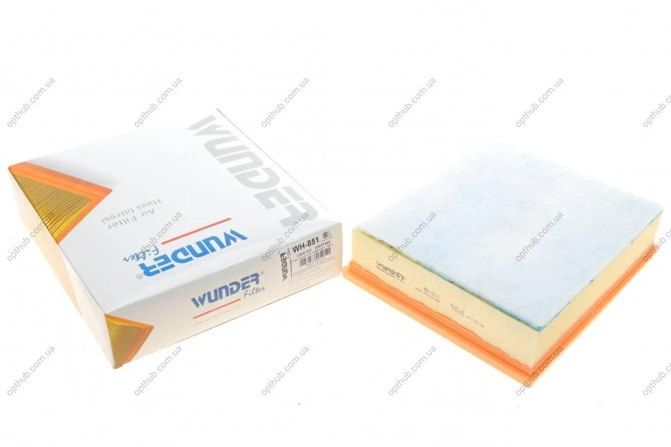 Фільтр повітряний Ford Focus 2.5 04-13/Mondeo 2.5 07-14/Kuga 2.5 08-12 UA63 WUNDER FILTER WH 851 (фото 1)