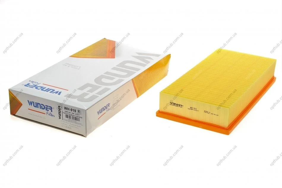 Фільтр повітряний Mitsubishi Carisma/Volvo S40/V40 1.6/1.8 95-06 UA63 WUNDER FILTER WH 919 (фото 1)