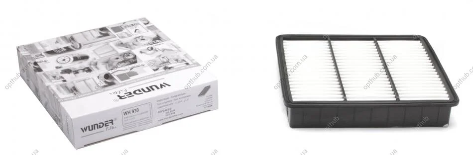 Фильтр повитряний Mitsubishi Lancer IV 1.3/1.6 16V 92- UA63 WUNDER FILTER WH 930 (фото 1)
