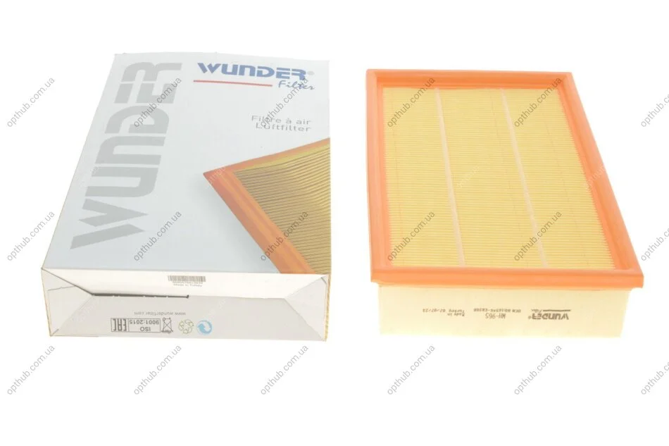 Фільтр повітряний Nissan Navara/Pathfinder 2.5 dCi 7/05- (opt-om) WUNDER FILTER WH 965 (фото 1)