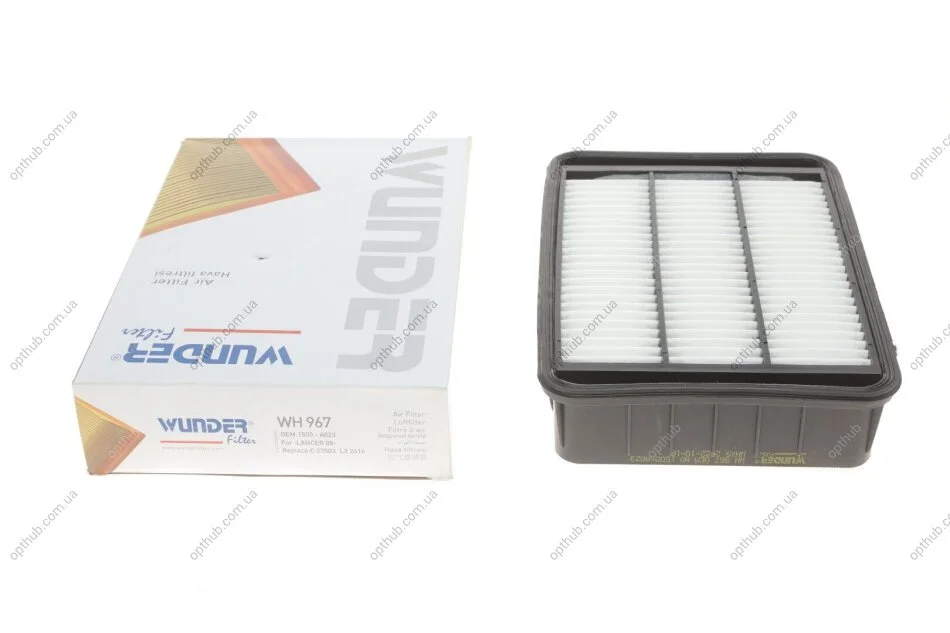 Фільтр повітряний Mitsubishi ASX/Lancer/Outlander UA63 WUNDER FILTER WH 967 (фото 1)
