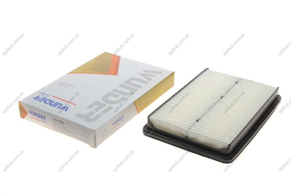 Фільтр повітряний Hyundai Santa Fe 2.0/2.2CRDi 12- (opt-om) WUNDER FILTER WH 988 (фото 1)