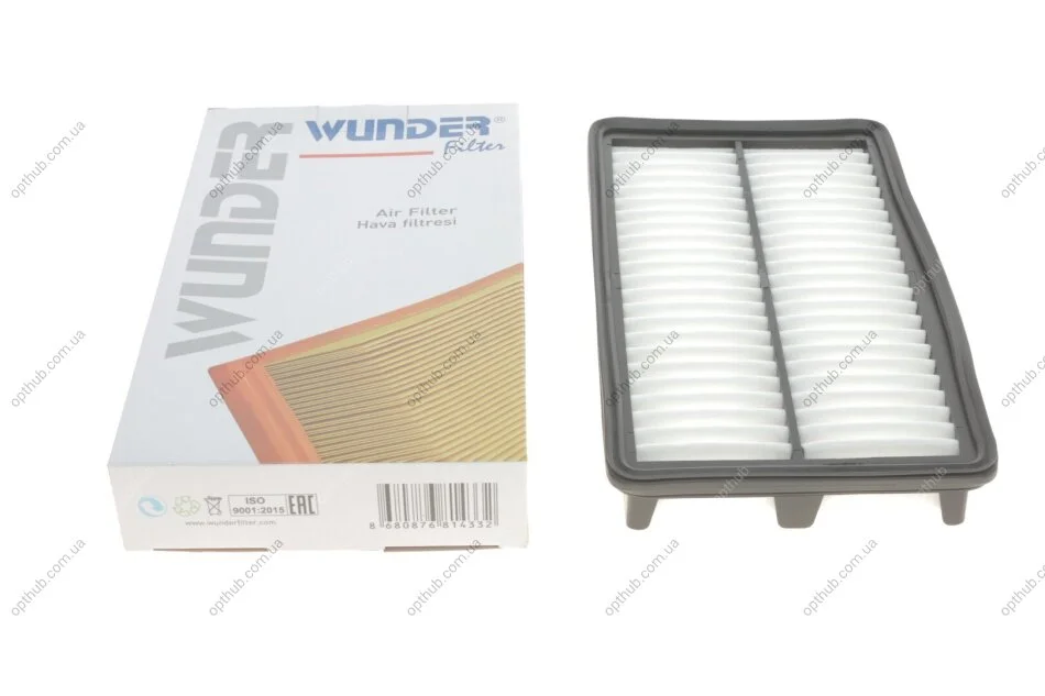 Фільтр повітряний Nissan Note/Micra/Tida 1.6 16V 01-/Cube III (Z12) 10- UA63 WUNDER FILTER WH 989/1 (фото 1)