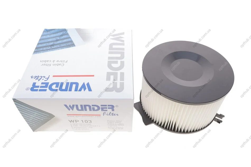 Фільтр салону VW T4 91-03 UA63 WUNDER FILTER WP 103 (фото 1)