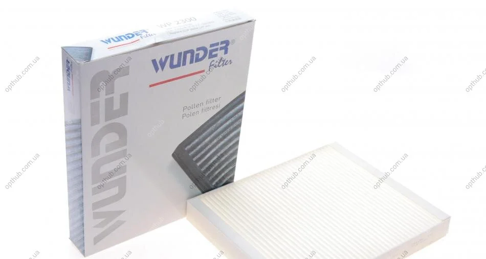 Фильтр салона Hyundai Tucson 06-/I30 12-/Kia Sportage 04- UA63 WUNDER FILTER WP 2300 (фото 1)