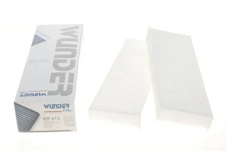 Фільтр салону Citroen Berlingo/Peugeot Partner 08- (к-кт 2шт.) UA63 WUNDER FILTER WP 415