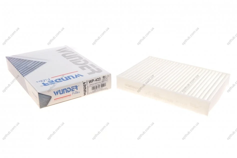 Фильтр салона Citroen C1 II/Peugeot108 /Toyota Aygo1.0/1.2 14- (opt-om) WUNDER FILTER WP 422 (фото 1)