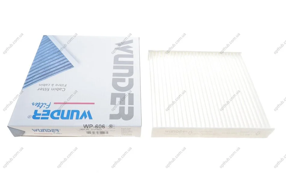 Фильтр салона Fiat Panda/500/500e 06- (opt-om) WUNDER FILTER WP 606 (фото 1)
