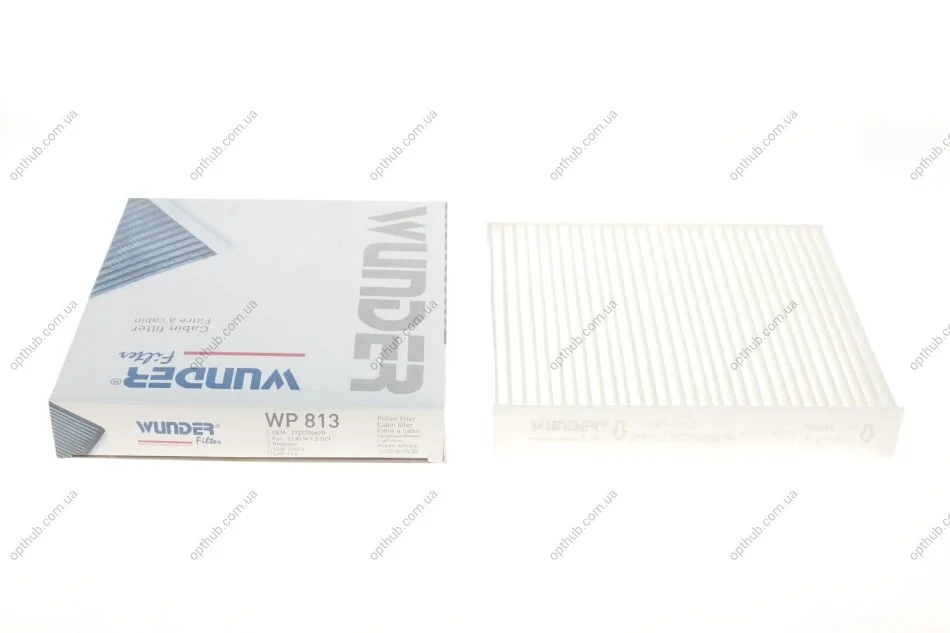 Фільтр салону Renault Clio/Dacia Logan 1.2/1.5dCi 12- UA63 WUNDER FILTER WP 813 (фото 1)