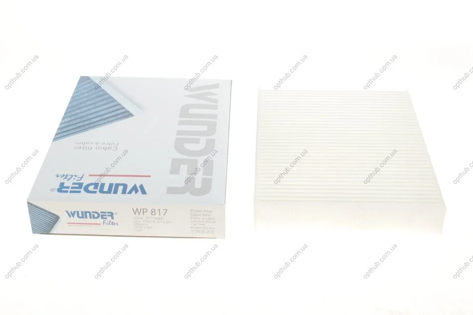 Фильтр салона Renault Trafic III 14- UA63 WUNDER FILTER WP 817 (фото 1)