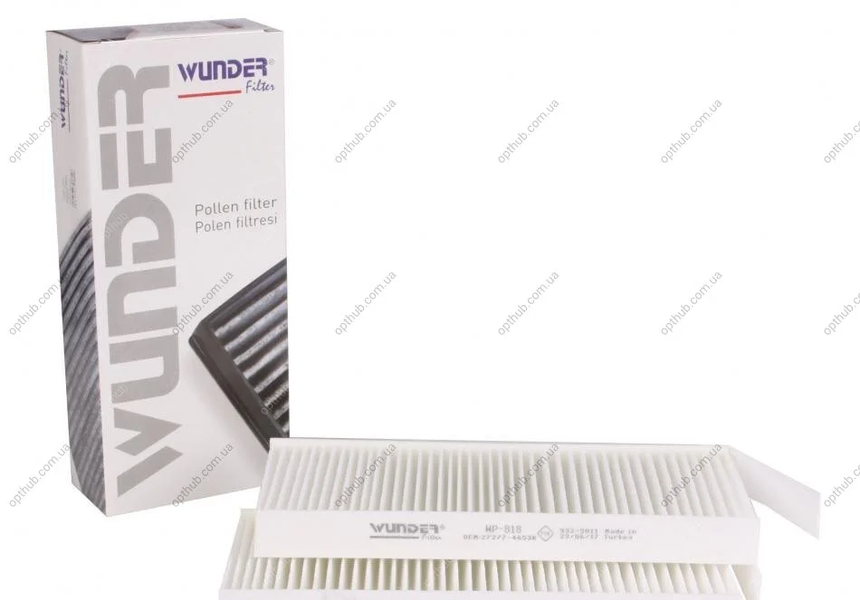 Фильтр салона Renault Latitude 2.0/3.0dCi 10- (opt-om) WUNDER FILTER WP 818 (фото 1)