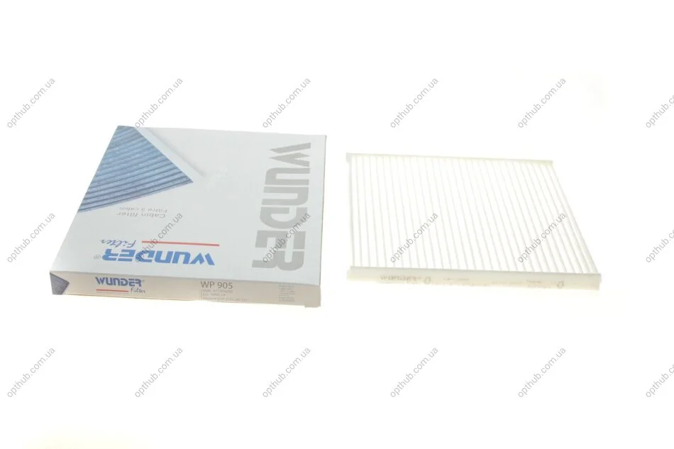 Фільтр салону Toyota Land Cruiser/Yaris 99- (216x219) (opt-om) WUNDER FILTER WP 905 (фото 1)