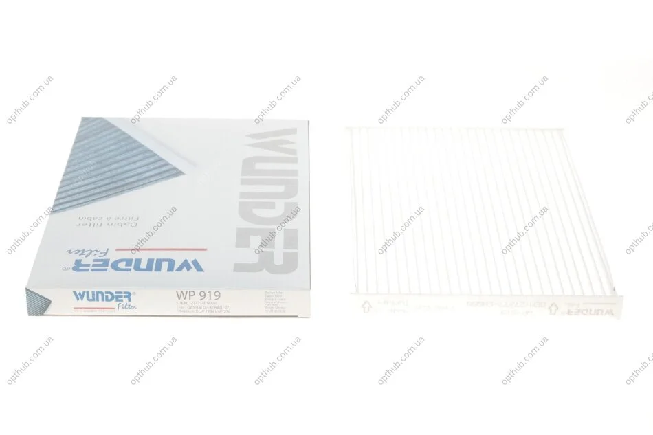 Фильтр салона Nissan Qashqai/X-Trail 07- (opt-om) WUNDER FILTER WP 919 (фото 1)