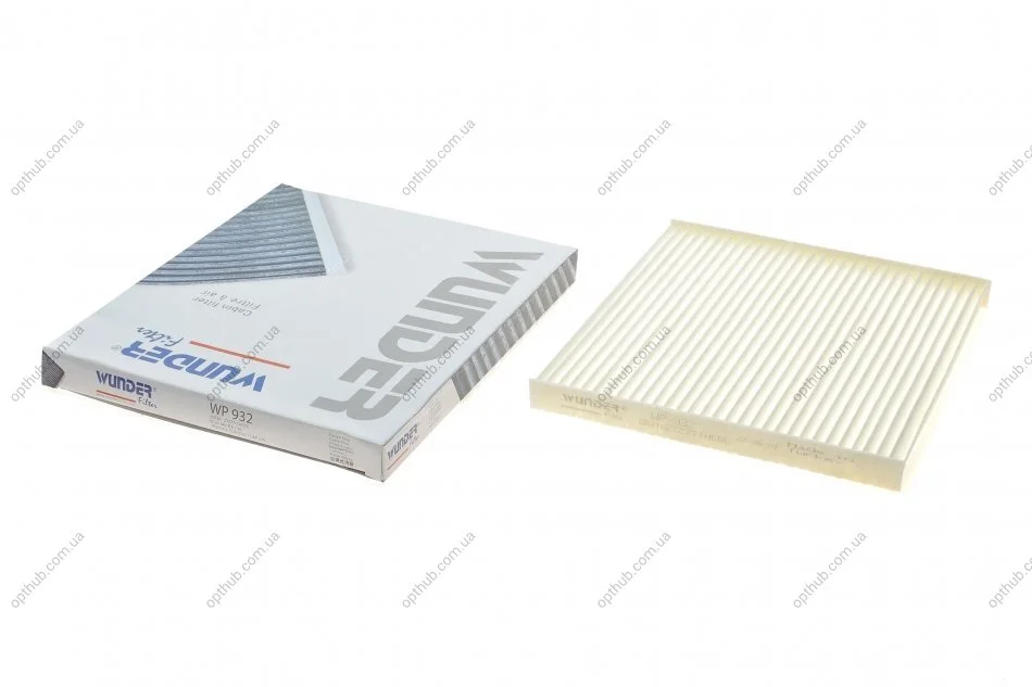 Фільтр салону Nissan Micra IV/Note 1.2/1.5D 10- (opt-om) WUNDER FILTER WP 932 (фото 1)
