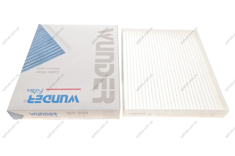 Фільтр салону Hyundai Tucson/ I30/ Kia Ceed/ Rio/ Sportage 15- UA63 WUNDER FILTER WP 949 (фото 1)