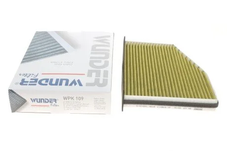 Фільтр салону VW Caddy 1.9TDI 03- (вугільний) UA63 WUNDER FILTER WPK 109