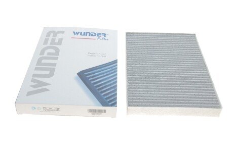 Фільтр салону Audi A4/A6 1.6-4.2 97- (вугільний) UA63 WUNDER FILTER WPK 113
