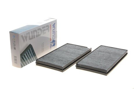 Фільтр салону BMW 5 (E60) 3.0D 01- (вугільний) UA63 WUNDER FILTER WPK 210