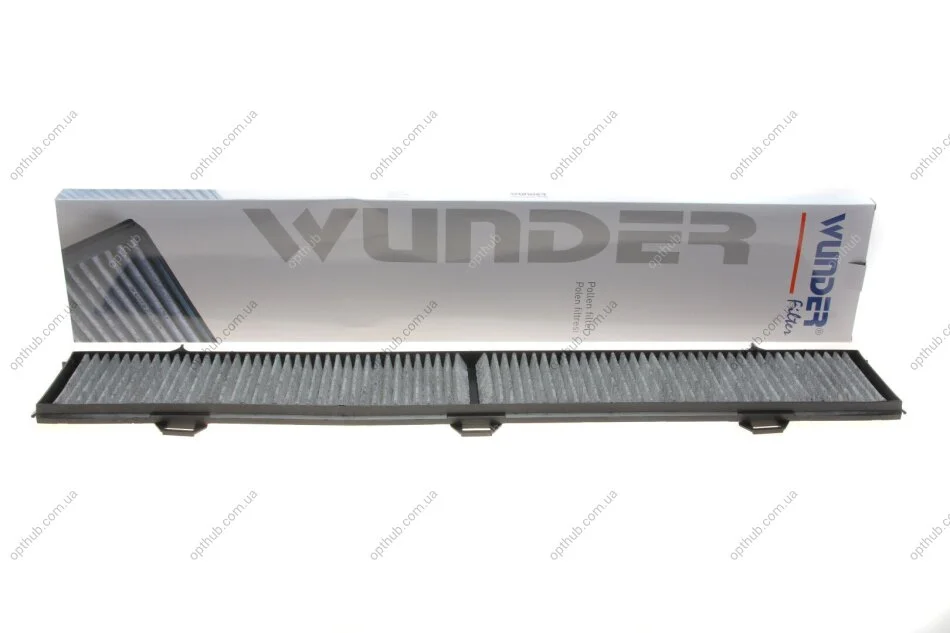 Фільтр салону BMW 3 (E90)/X1 (E84) 03- (вугільний) UA63 WUNDER FILTER WPK 213 (фото 1)