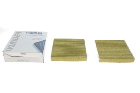 Фильтр салона BMW X3 (F25)/X4 (F26) 2.0/3.0D 10-(угольный) (к-кт 2 шт).) (opt-om) WUNDER FILTER WPK 223