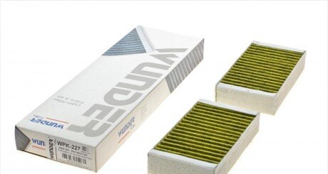 Фільтр салону BMW X3 (F25)/X4 (F26) 2.0/3.0D 10-18 (вугільний) (opt-om) WUNDER FILTER WPK 227