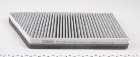 Фільтр салону Peugeot 206 -07 (вугільний) UA63 WUNDER FILTER WPK 402