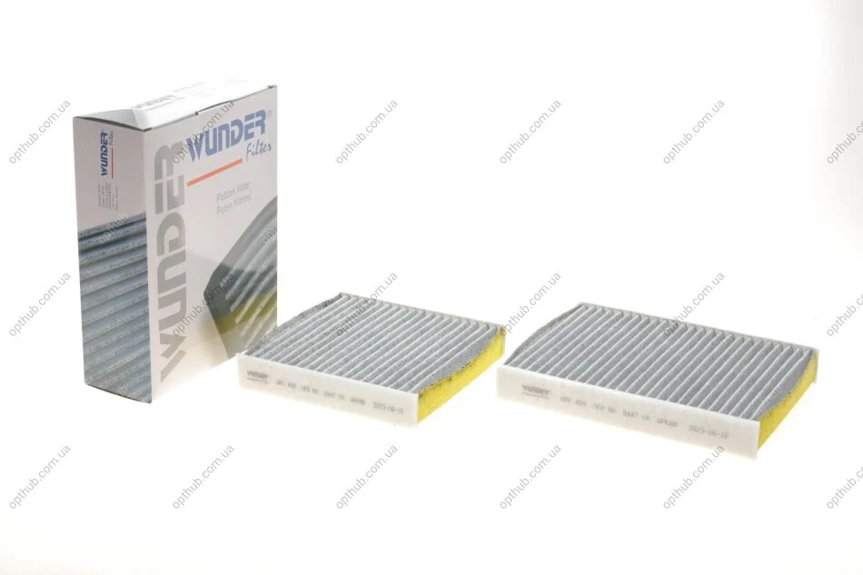 Фільтр салону Citroen C3/Peugeot 207/208 09- (вугільний) UA63 WUNDER FILTER WPK 409 (фото 1)