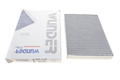 Фільтр салону Citroen C5/Peugeot 407 04- (вугільний) UA63 WUNDER FILTER WPK 413