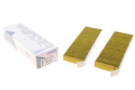 Фільтр салону Citroen Berlingo/Peugeot Partner 08- (к-кт 2шт.) (вугільний) UA63 WUNDER FILTER WPK 415