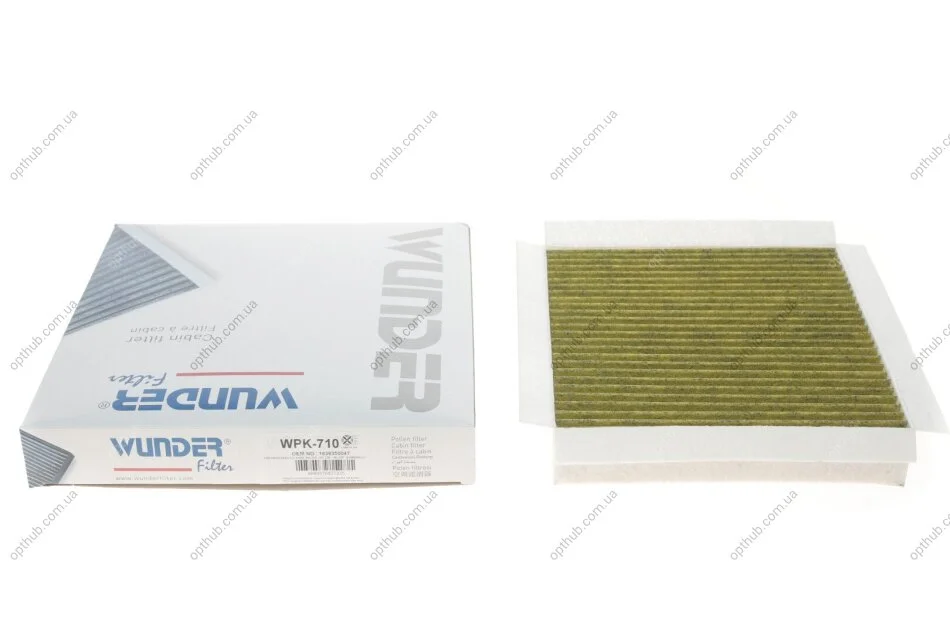 Фильтр салона WUNDER WUNDER FILTER WPK 710 (фото 1)
