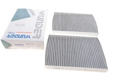 Фильтр салона MB S-class (W221/C216) 05- (угольный) (к-кт 2шт).) UA63 WUNDER FILTER WPK 715