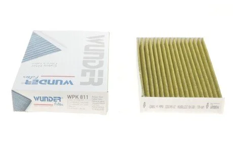 Фільтр салону Renault Megane III 08- (вугільний) UA63 WUNDER FILTER WPK 811