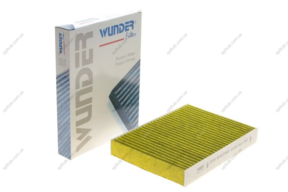 Фільтр салону Renault Megane IV 1.2-1.6DCi 15- (вугільний) UA63 WUNDER FILTER WPK 819 (фото 1)