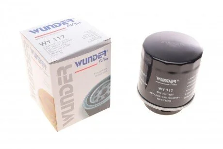 Фільтр масляний VW Golf 1.2/1.4 TSI 07-13/Jetta/Passat 1.4 TSI 07-10 UA63 WUNDER FILTER WY 117