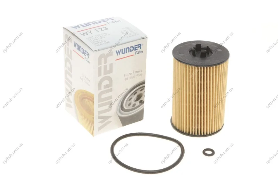 Фільтр масляний VW Passat/Caddy/T5 1.6/2.0TDI 14- UA63 WUNDER FILTER WY 123 (фото 1)