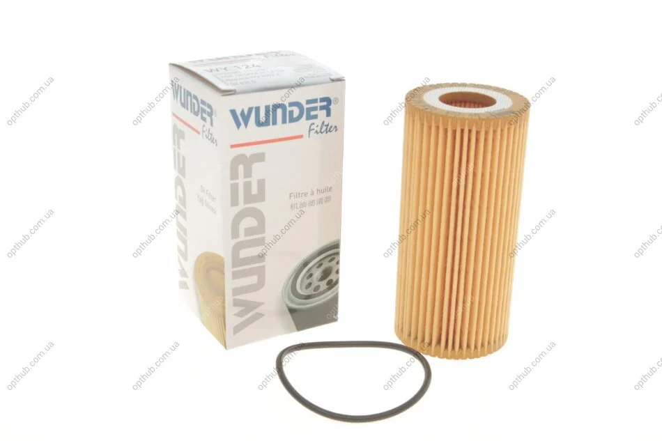 Фільтр масляний VW Golf VII 2.0GTI 13- UA63 WUNDER FILTER WY 124 (фото 1)