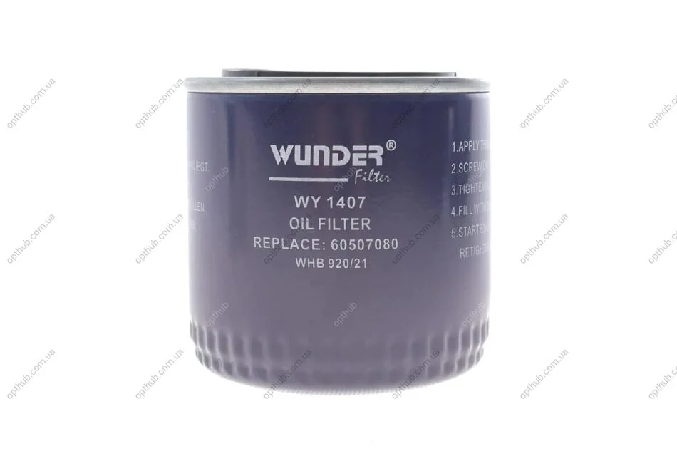 Фільтр масляний WUNDER FILTER WY 1407 (фото 1)