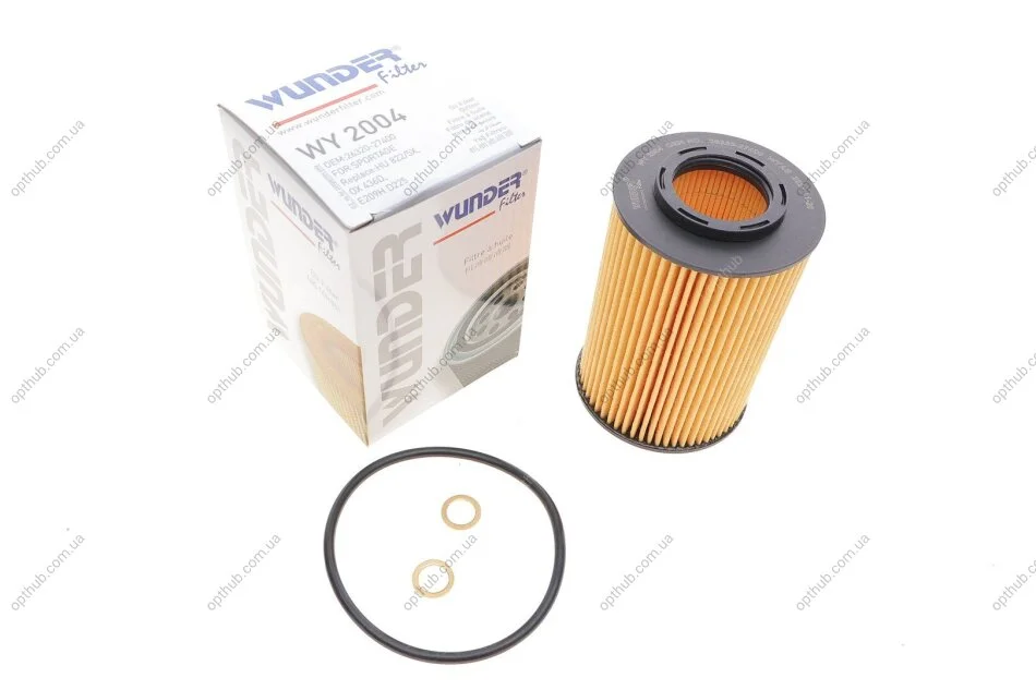 Фильтр масляный Hyundai Tucson/Kia Sportage 2.0 CRDi 06- UA63 WUNDER FILTER WY 2004 (фото 1)