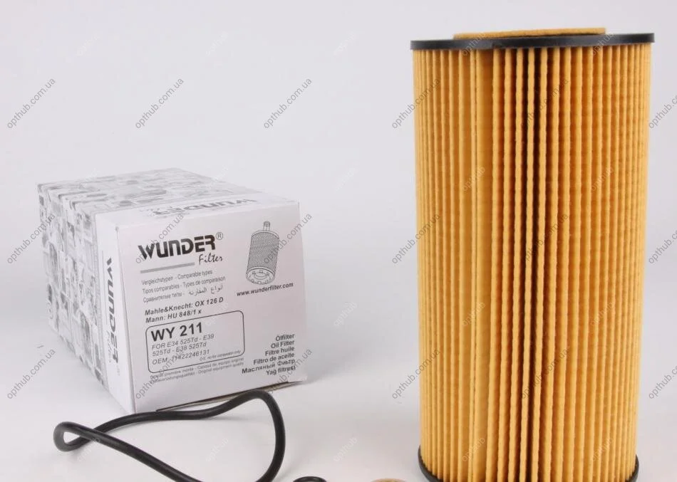 Фільтр масляний Opel Omega 2.5TD 94-03 UA63 WUNDER FILTER WY 211 (фото 1)