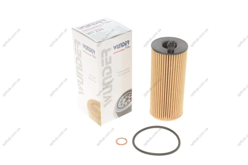 Фільтр масляний BMW 520D (F10) 10- UA63 WUNDER FILTER WY 224 (фото 1)