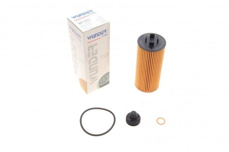 Фільтр масляний BMW X1 (F48) 1.8-2.0i 14-/Mini Cooper 13- UA63 WUNDER FILTER WY 231
