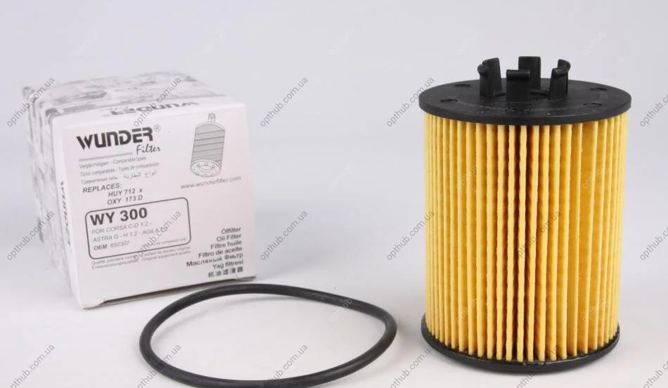 Фільтр масляний Opel Combo 1.4 16V 05- UA63 WUNDER FILTER WY 300 (фото 1)