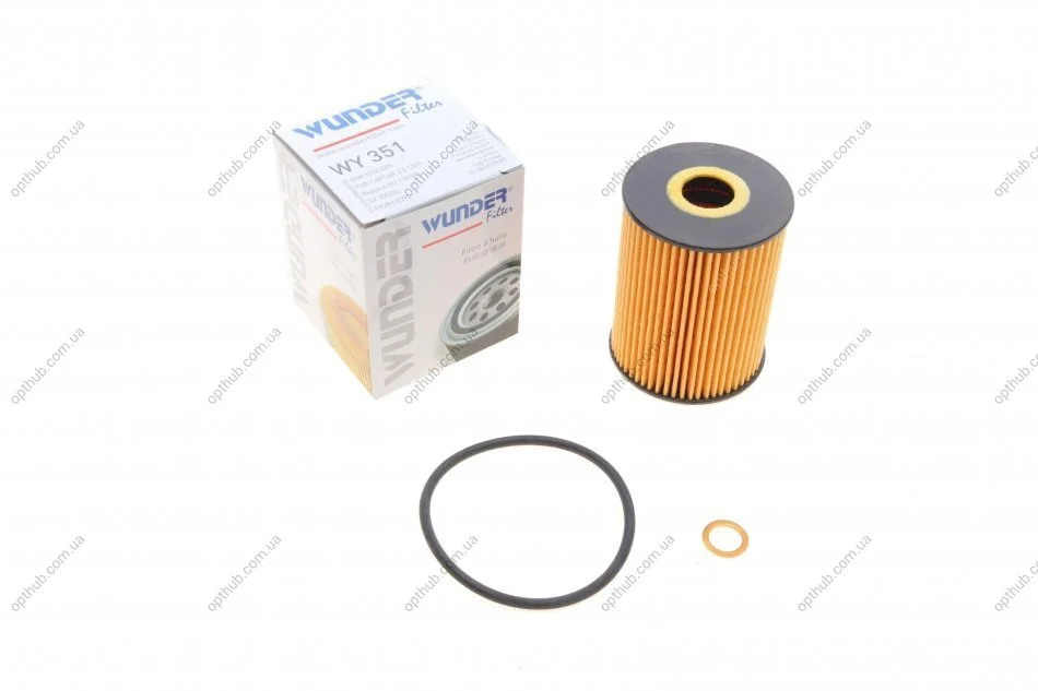 Фільтр масляний Chevrolet Captiva/Cruze/Epica/Lacetti/Nubira/Opel Antara 2.0D 05- UA63 WUNDER FILTER WY 351 (фото 1)