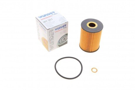 Фільтр масляний Chevrolet Captiva/Cruze/Epica/Lacetti/Nubira/Opel Antara 2.0D 05- UA63 WUNDER FILTER WY 351