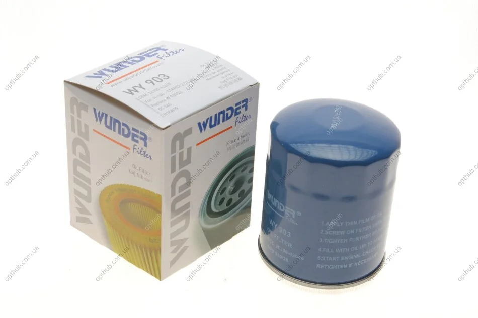 Фільтр масляний Hyundai H200/Terracan/Kia Sorento 2.5CRDi/2.7D 95- UA63 WUNDER FILTER WY 903 (фото 1)