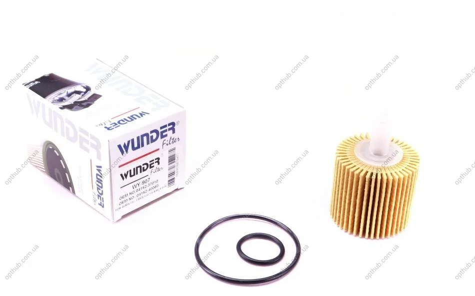 Фильтр масляный Toyota Yaris 1.3 08- UA63 WUNDER FILTER WY 907 (фото 1)