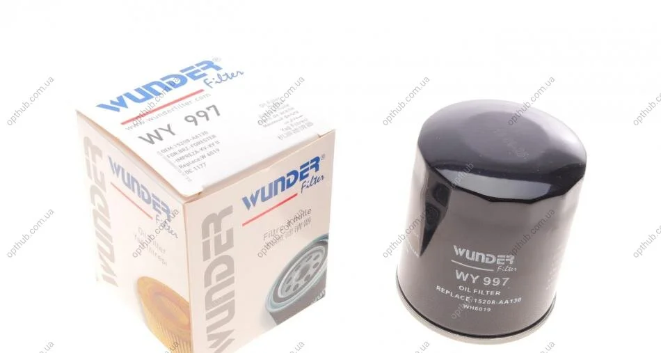 Фільтр масляний Subaru 1.6/2.0/2.5i 97- UA63 WUNDER FILTER WY 997 (фото 1)