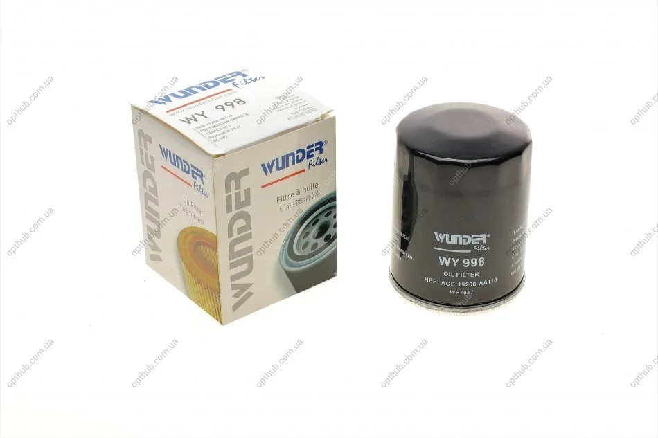 Фільтр масляний Subaru Forester/Impreza/Legacy 2.0D 08- UA63 WUNDER FILTER WY 998 (фото 1)