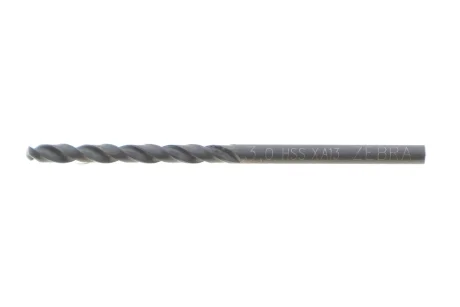 Сверло спиральное по металлу, HSS, DIN 338, D3,0 mm, ZEBRA {арт. } WURTH 0624000300