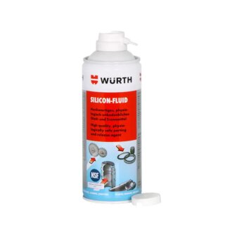 Мастило SILIKON-FLUID, 400 ml, SAFE-FOOD {арт. } WURTH 0893221000